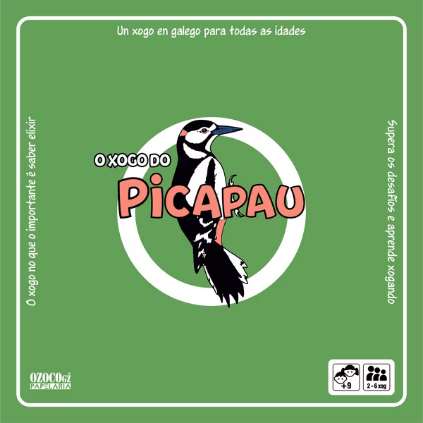O xogo do PICAPAU - Xogo de mesa - produto OZOCOgz - Imaxe 2